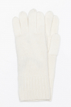 Eleganckie kremowe rękawiczki